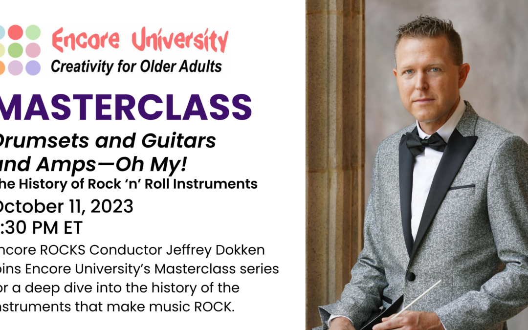 Encore University Masterclass #6: Drumsets, Guitars, and Amps—Oh My! with Jeff Dokken