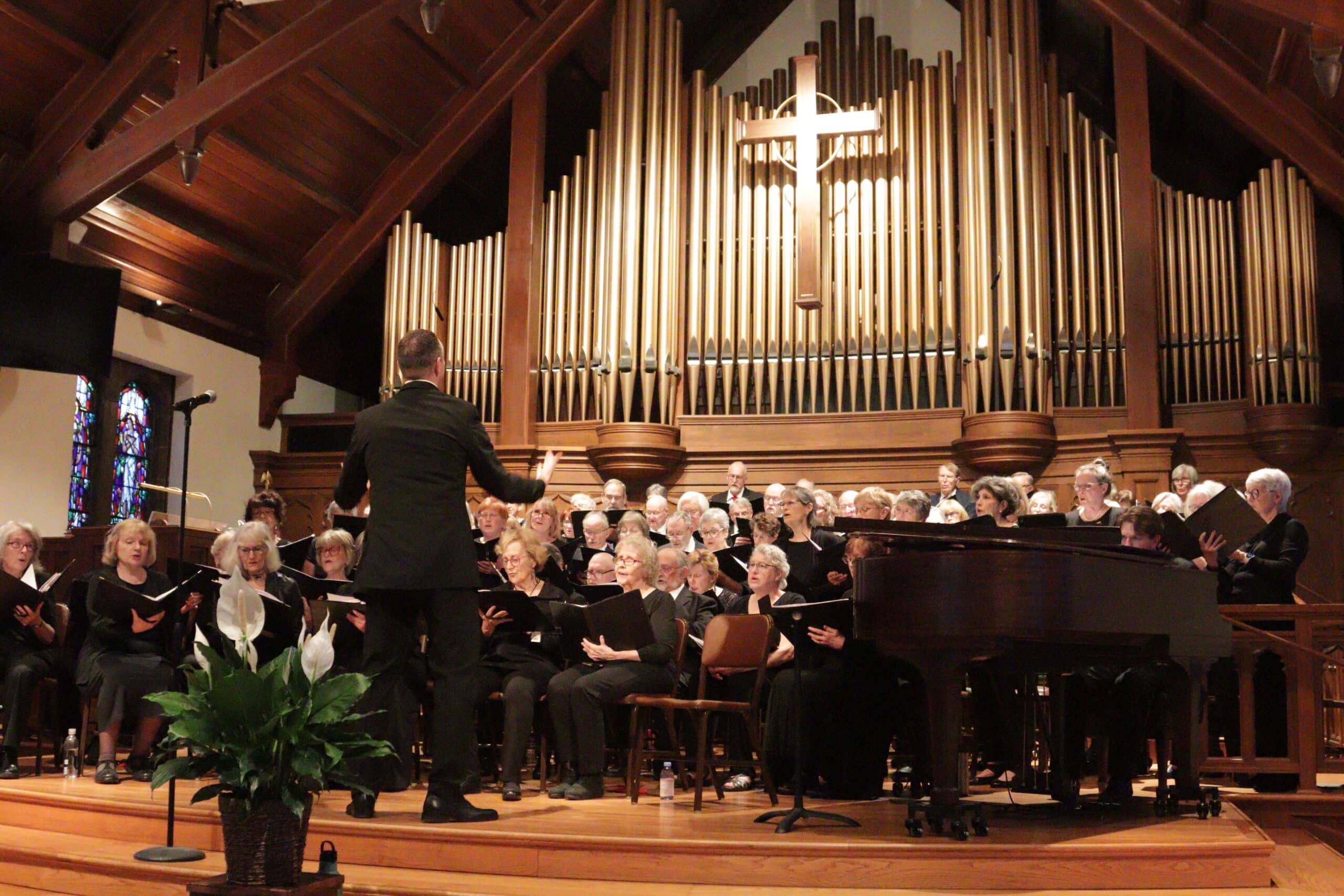 The Encore Chorales of Baltimore and Columbia perform for their spring 2024 concert.