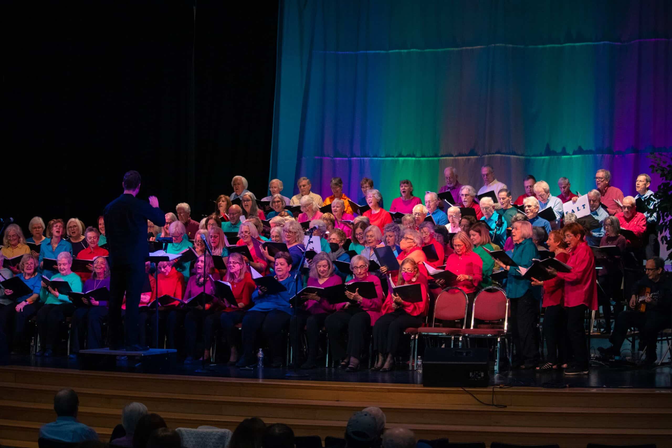 DC, Glen Echo, and Silver Spring ROCKers performing at Georgetown Visitation Preparatory School in spring 2024