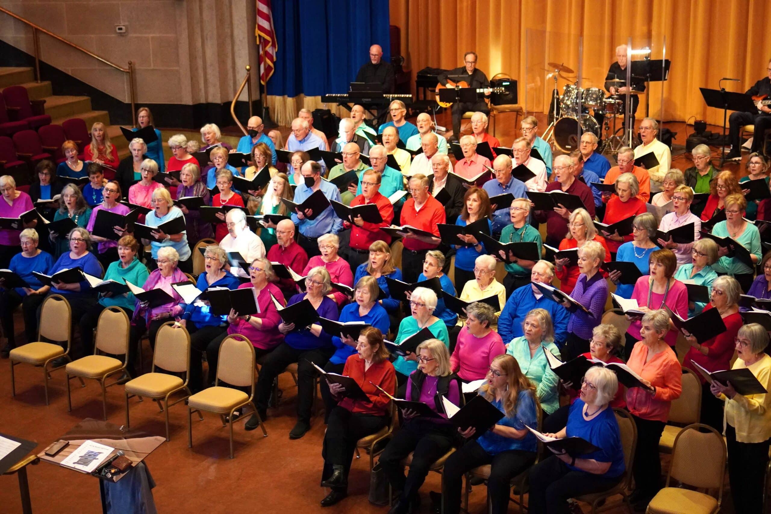 Encore ROCKers from Northern Virginia perform a concert at George Washington Masonic Memorial